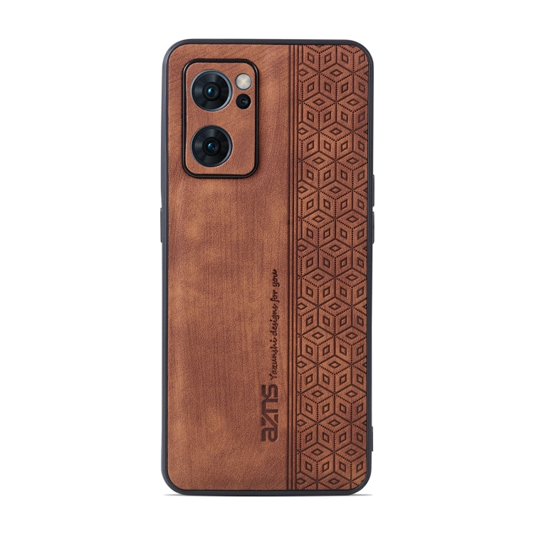 For OPPO Reno7 5G AZNS 3D Embossed Skin Feel Phone Case