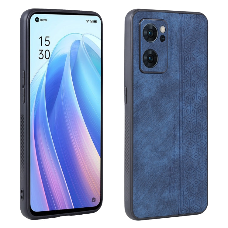 For OPPO Reno7 5G AZNS 3D Embossed Skin Feel Phone Case