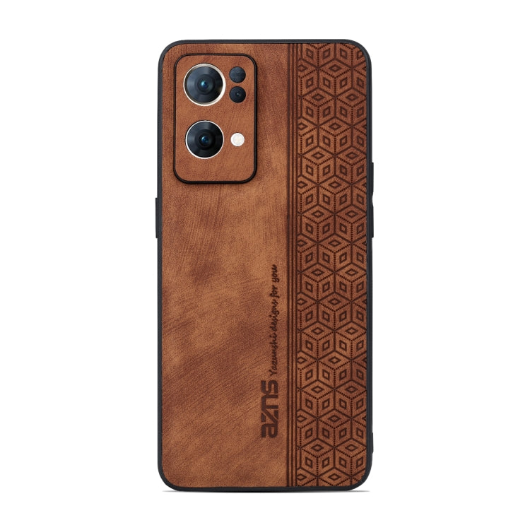 For OPPO Reno7 Pro 5G AZNS 3D Embossed Skin Feel Phone Case