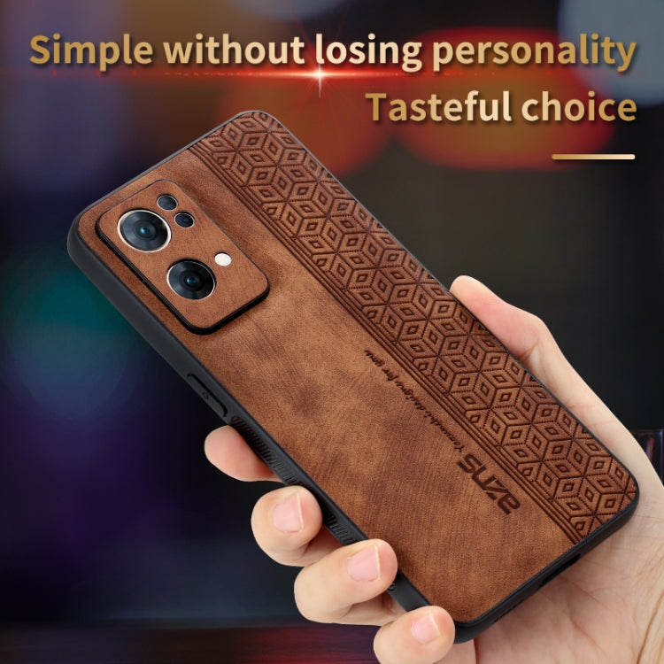 For OPPO Reno7 Pro 5G AZNS 3D Embossed Skin Feel Phone Case
