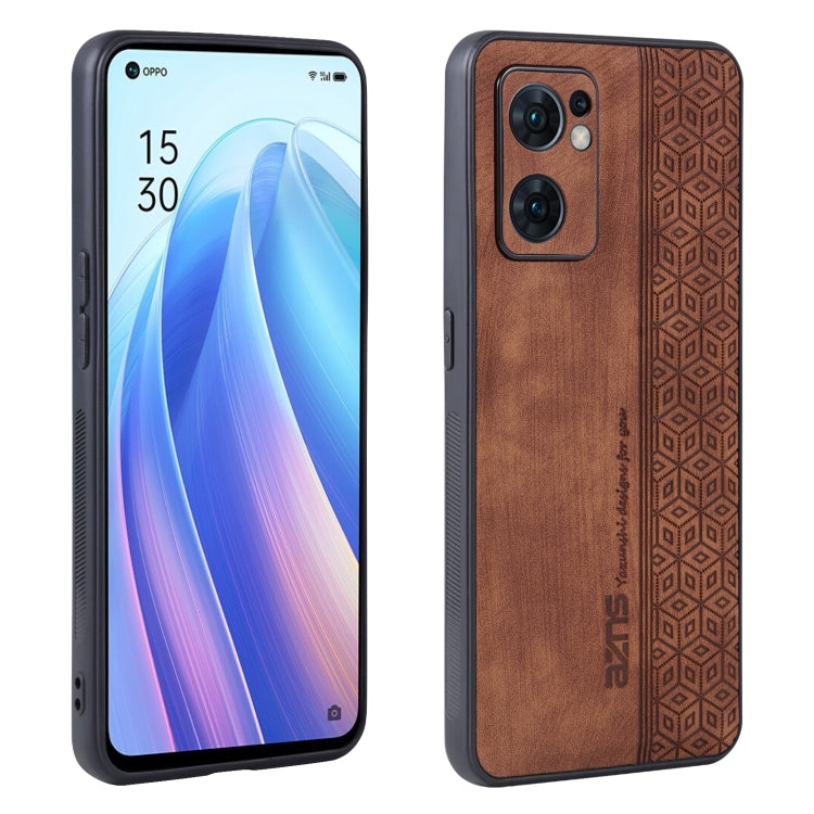 For OPPO Reno7 SE 5G AZNS 3D Embossed Skin Feel Phone Case