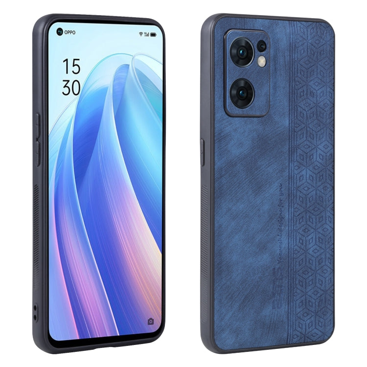 For OPPO Reno7 SE 5G AZNS 3D Embossed Skin Feel Phone Case