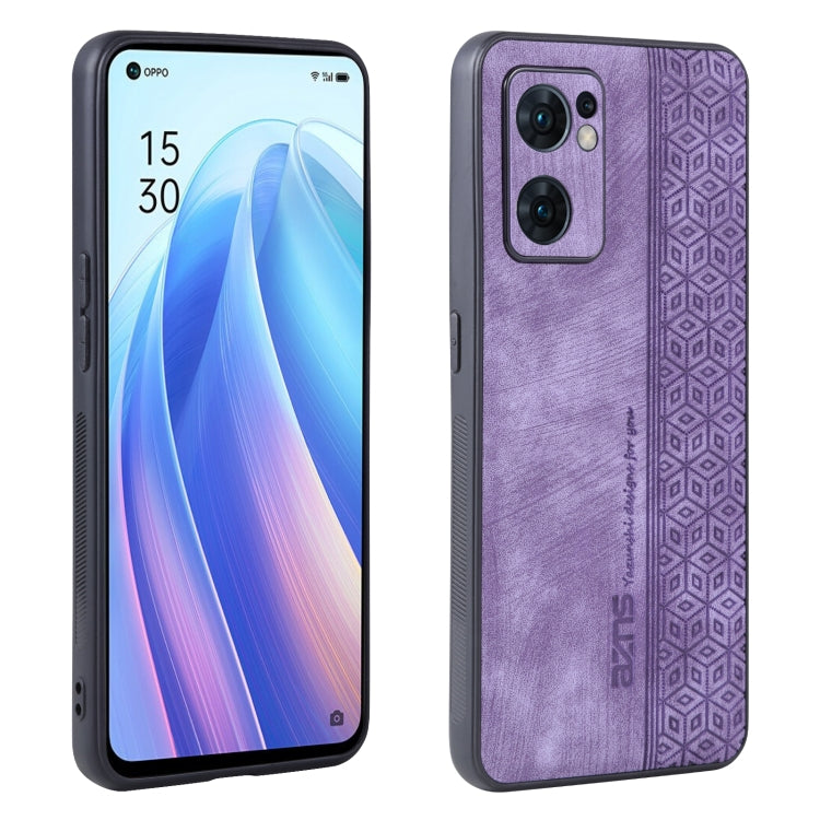 For OPPO Reno7 SE 5G AZNS 3D Embossed Skin Feel Phone Case