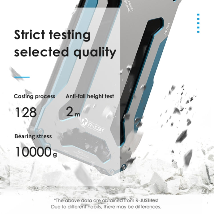 For iPhone 14 Pro R-JUST RJ17 Shockproof Armor Metal Phone Case