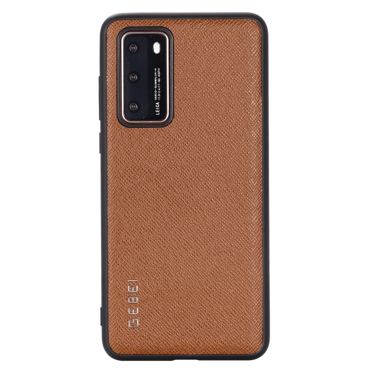 For Huawei P40 Pro GEBEI Full-coverage Shockproof Leather Protective Case