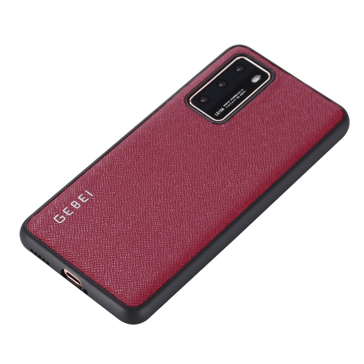 For Huawei P40 Pro GEBEI Full-coverage Shockproof Leather Protective Case