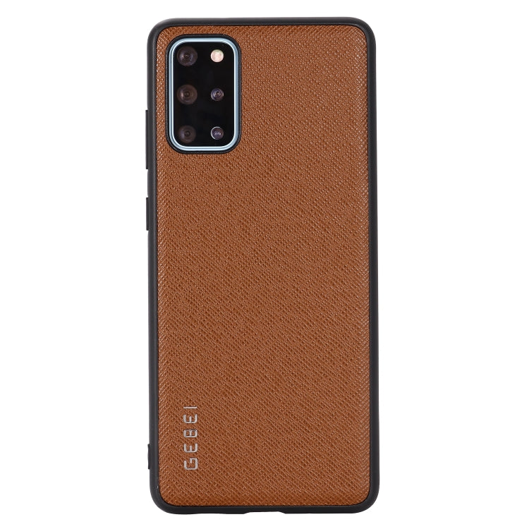 For Galaxy S20+ GEBEI Full-coverage Shockproof Leather Protective Case
