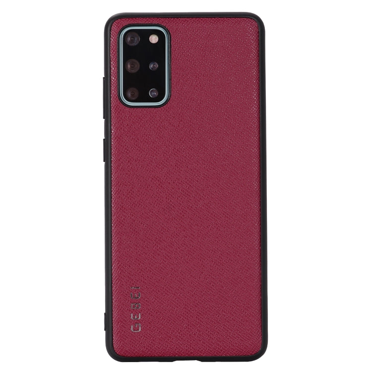 For Galaxy S20+ GEBEI Full-coverage Shockproof Leather Protective Case