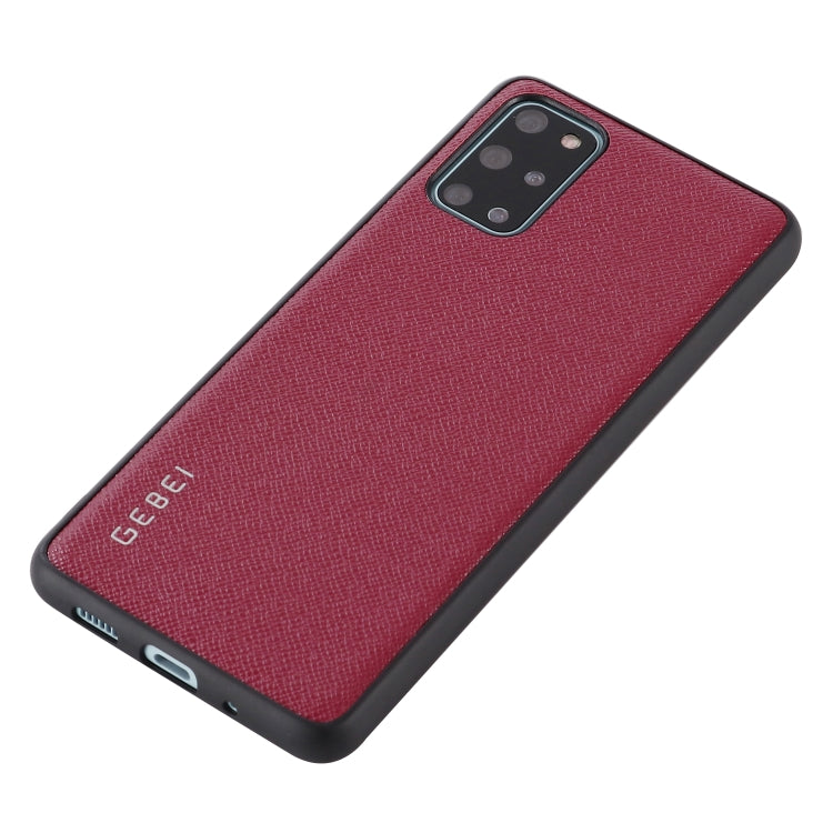 For Galaxy S20 Ultra GEBEI Full-coverage Shockproof Leather Protective Case