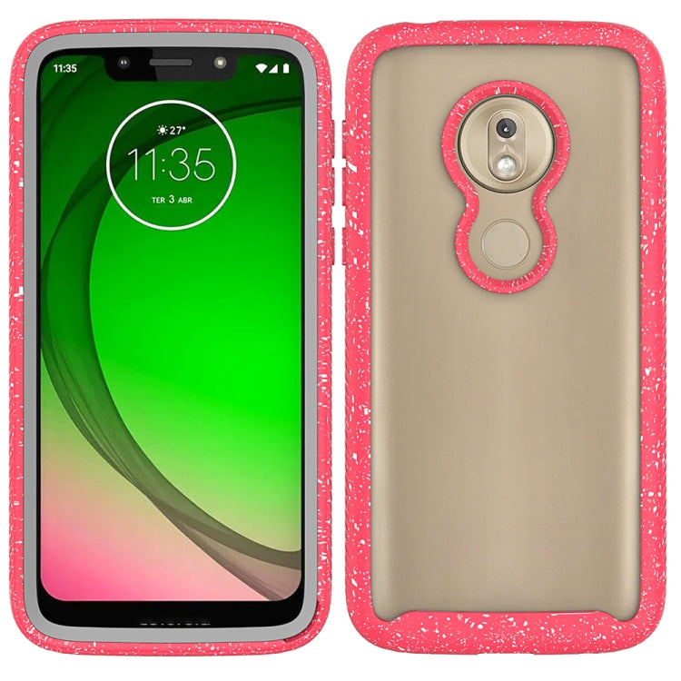 For Motorola Moto G7 Play Shockproof Starry Sky PC + TPU Protective Case