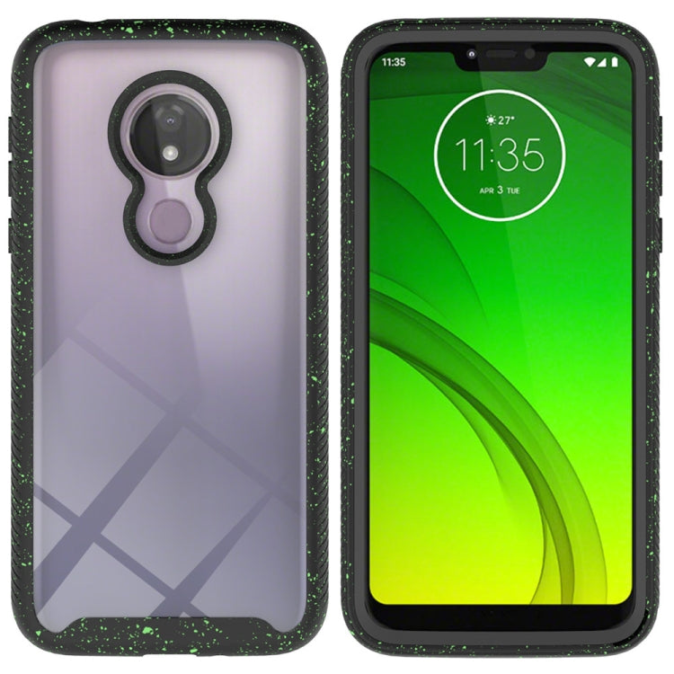 For Motorola Moto G7 Power Shockproof Starry Sky PC + TPU Protective Case