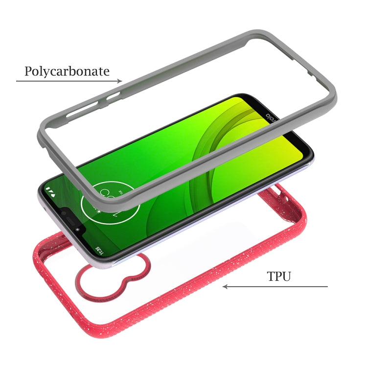 For Motorola Moto G7 Power Shockproof Starry Sky PC + TPU Protective Case
