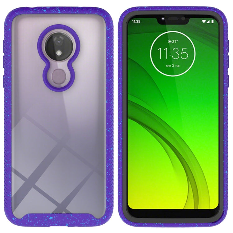 For Motorola Moto G7 Power Shockproof Starry Sky PC + TPU Protective Case