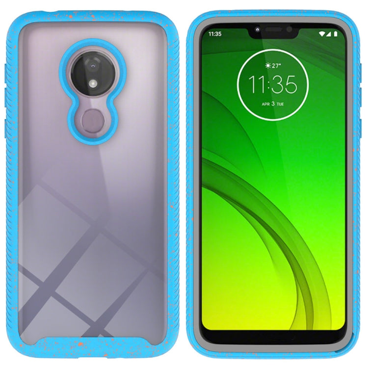 For Motorola Moto G7 Power Shockproof Starry Sky PC + TPU Protective Case