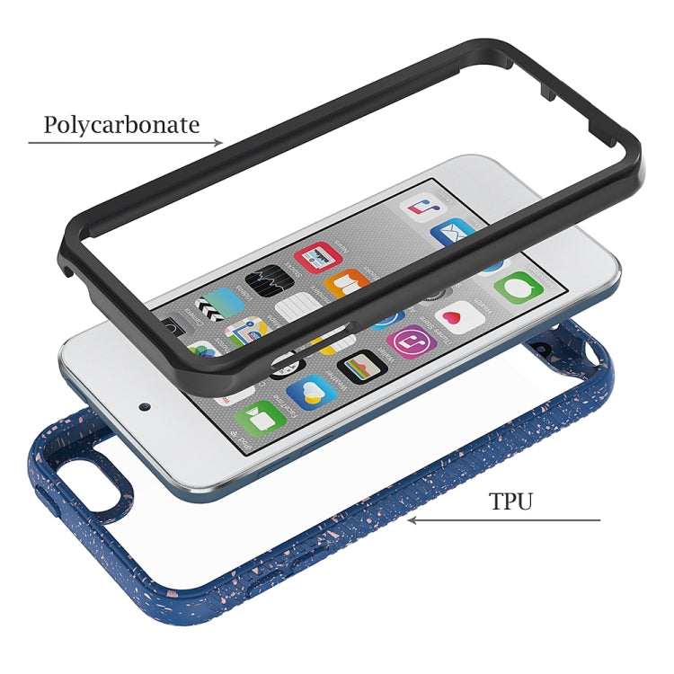 For iPod Touch 5 / 6 / 7 Shockproof Starry Sky PC + TPU Protective Case