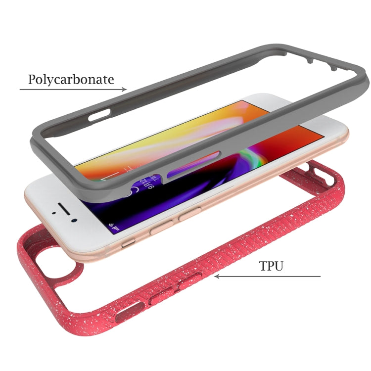 For iPhone SE 2022 / SE 2020 / 8 / 7 Shockproof Starry Sky PC + TPU Protective Case