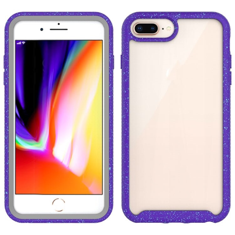 For iPhone 8 Plus / 7 Plus Shockproof Starry Sky PC + TPU Protective Case