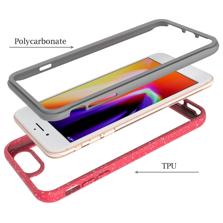 For iPhone 8 Plus / 7 Plus Shockproof Starry Sky PC + TPU Protective Case