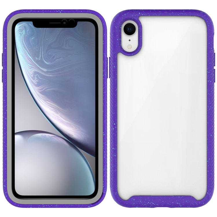 For iPhone XR Shockproof Starry Sky PC + TPU Protective Case