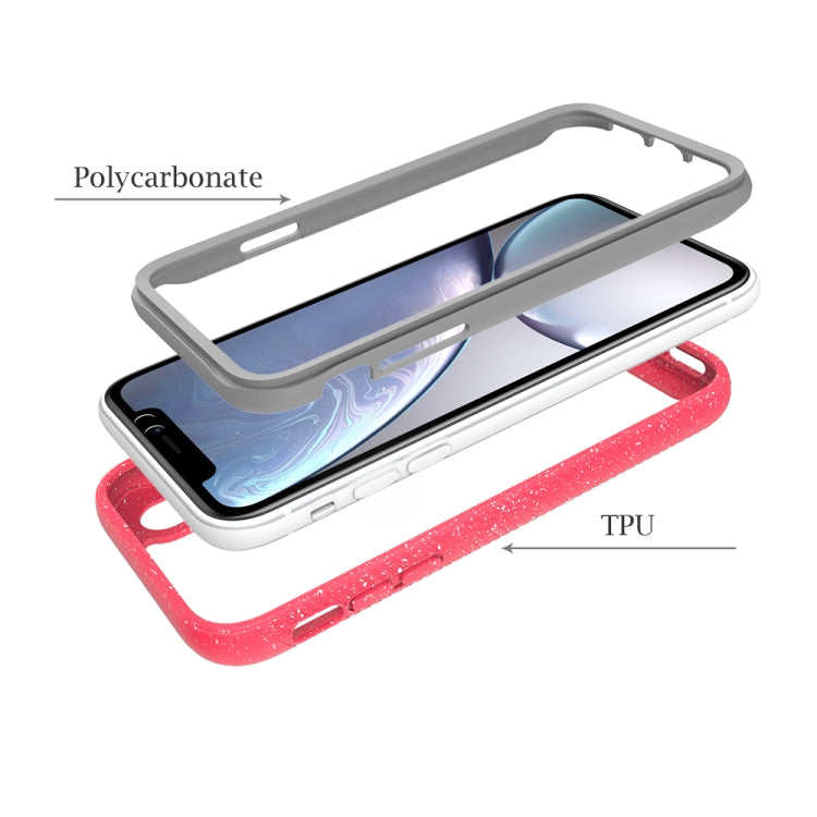 For iPhone XR Shockproof Starry Sky PC + TPU Protective Case