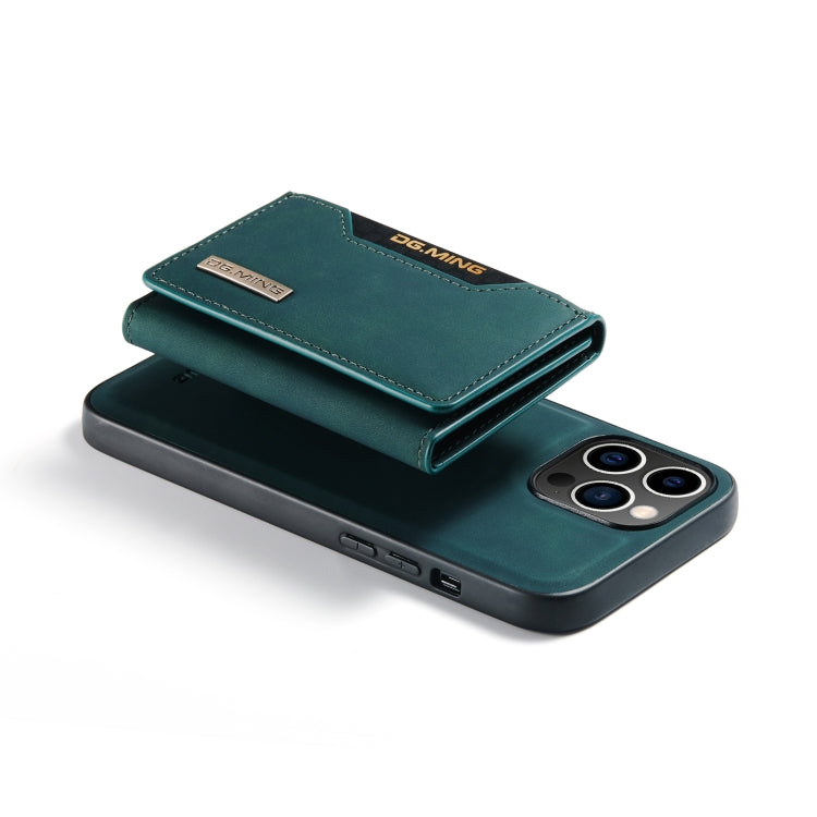 For iPhone 14 Pro DG.MING M2 Series 3-Fold Card Bag Leather Case