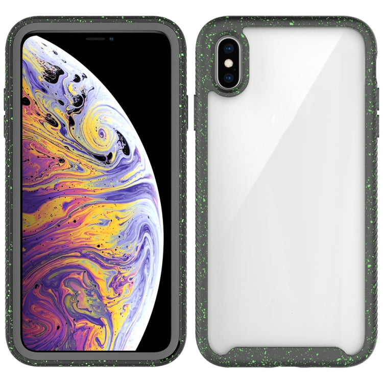 For iPhone XS Max Shockproof Starry Sky PC + TPU Protective Case