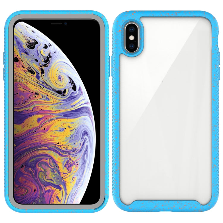 For iPhone XS Max Shockproof Starry Sky PC + TPU Protective Case