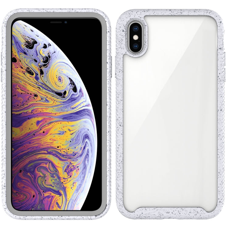 For iPhone XS Max Shockproof Starry Sky PC + TPU Protective Case