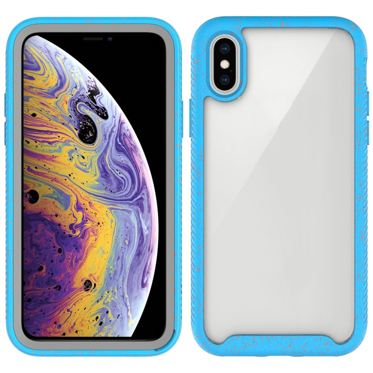 For iPhone X / XS Shockproof Starry Sky PC + TPU Protective Case