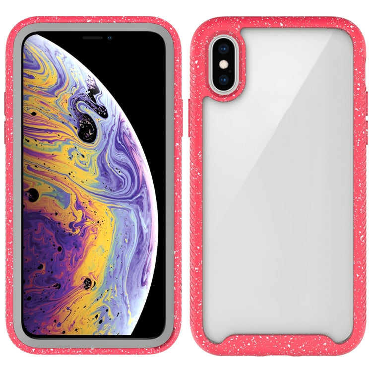 For iPhone X / XS Shockproof Starry Sky PC + TPU Protective Case