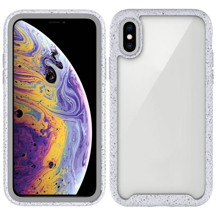 For iPhone X / XS Shockproof Starry Sky PC + TPU Protective Case