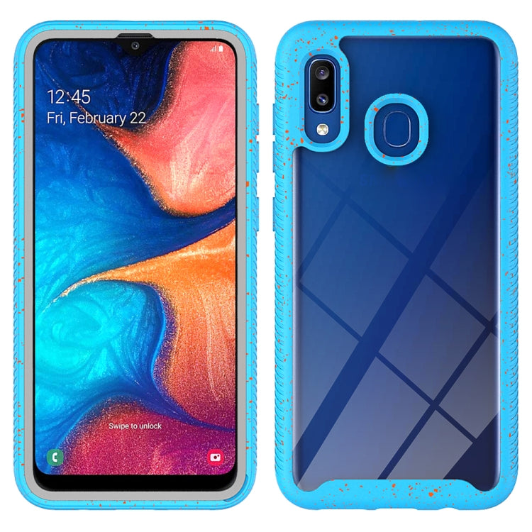 For Galaxy A30 / A20 Shockproof Starry Sky PC + TPU Protective Case