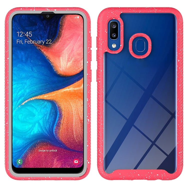 For Galaxy A30 / A20 Shockproof Starry Sky PC + TPU Protective Case