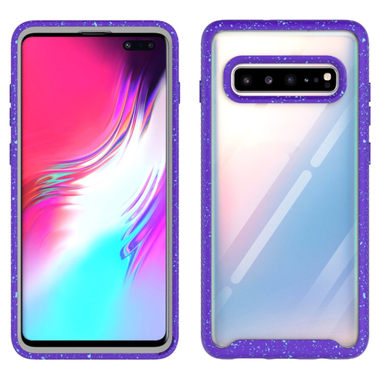 For Galaxy S10 5G Shockproof Starry Sky PC + TPU Protective Case
