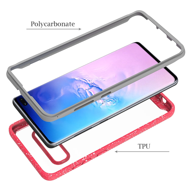 For Galaxy S10 Plus Shockproof Starry Sky PC + TPU Protective Case