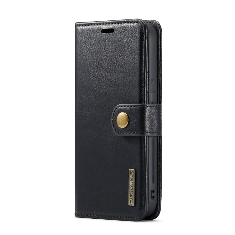 For iPhone 14 Plus DG.MING Crazy Horse Texture Detachable Magnetic Leather Case