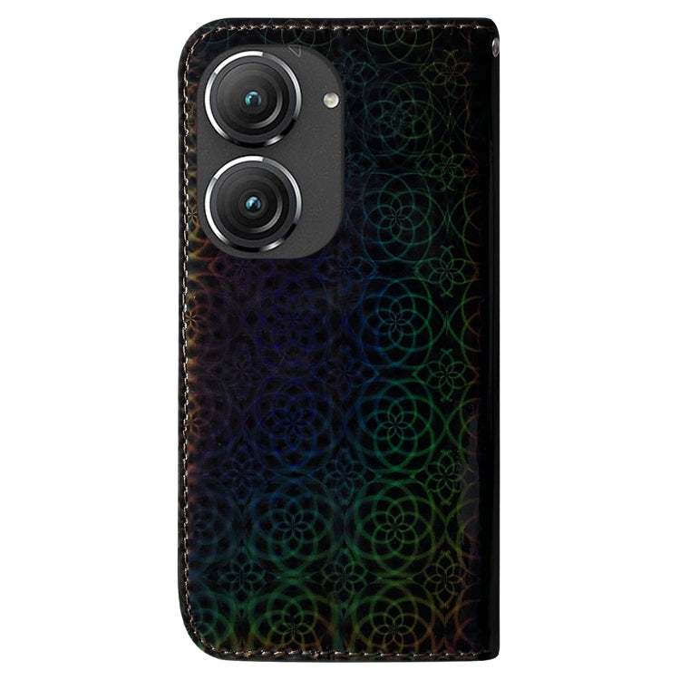 For Asus Zenfone 9 Colorful Magnetic Buckle Leather Phone Case