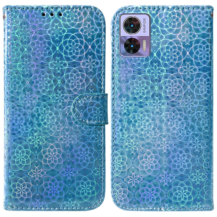 For Motorola Edge 30 Neo / Edge 30 Lite Colorful Magnetic Buckle Leather Phone Case