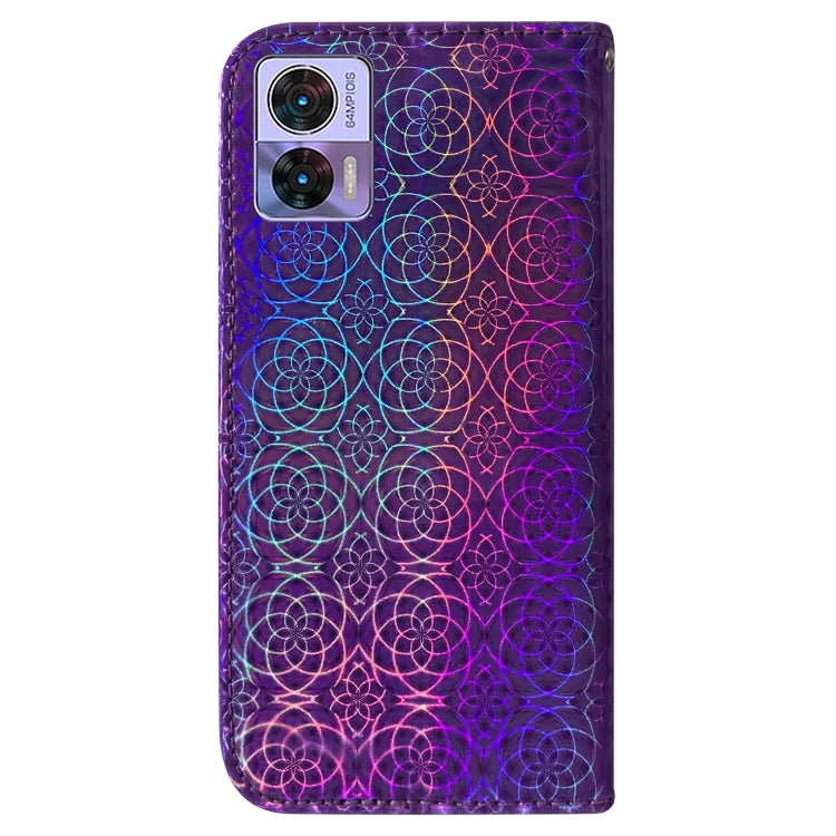 For Motorola Edge 30 Neo / Edge 30 Lite Colorful Magnetic Buckle Leather Phone Case