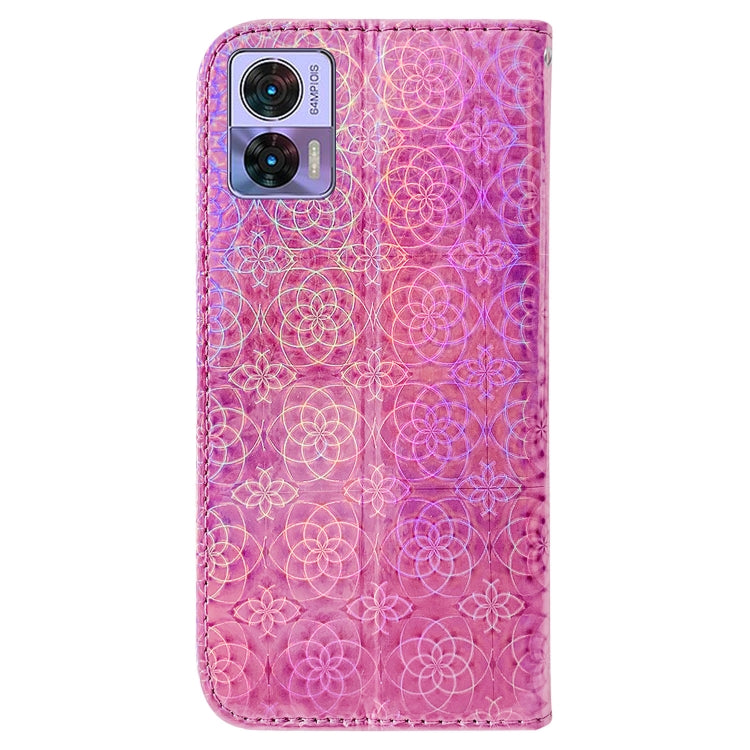 For Motorola Edge 30 Neo / Edge 30 Lite Colorful Magnetic Buckle Leather Phone Case