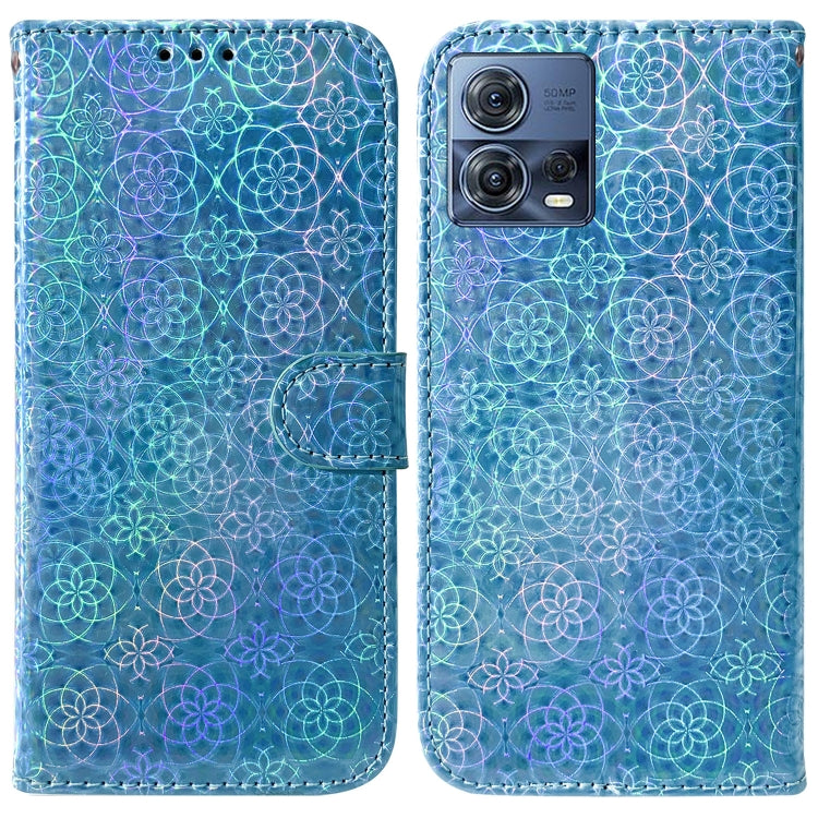For Motorola Moto S30 Pro 5G / Edge 30 Fusion Colorful Magnetic Buckle Leather Phone Case