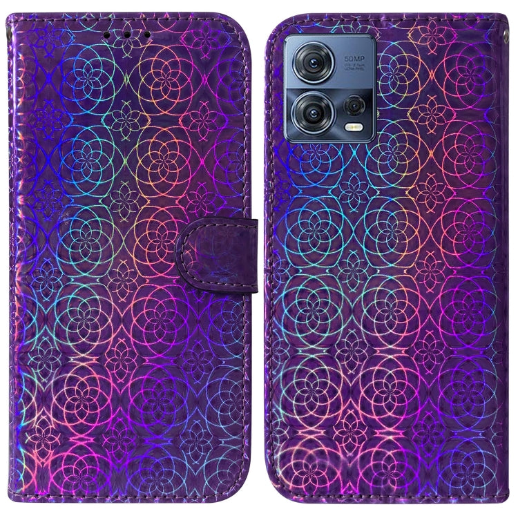 For Motorola Moto S30 Pro 5G / Edge 30 Fusion Colorful Magnetic Buckle Leather Phone Case
