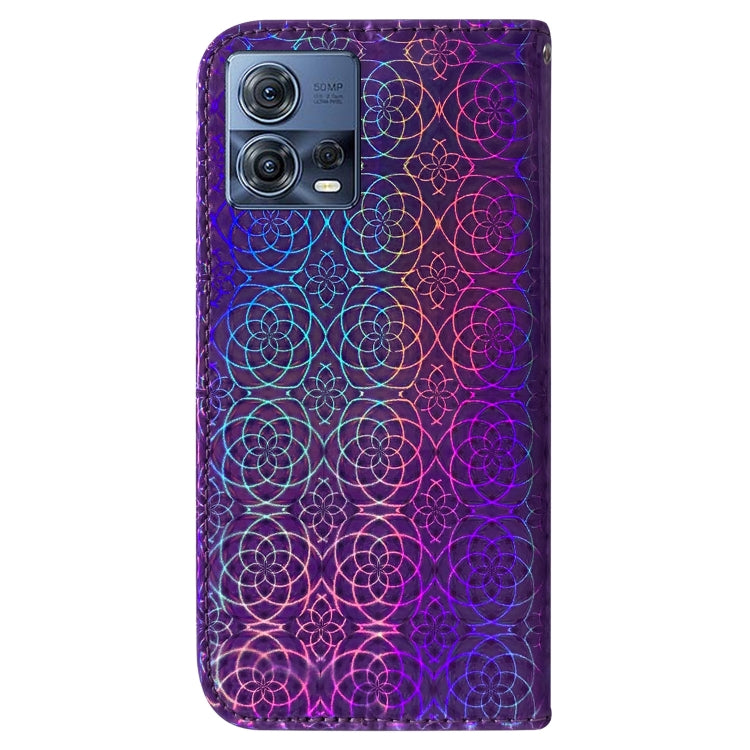 For Motorola Moto S30 Pro 5G / Edge 30 Fusion Colorful Magnetic Buckle Leather Phone Case