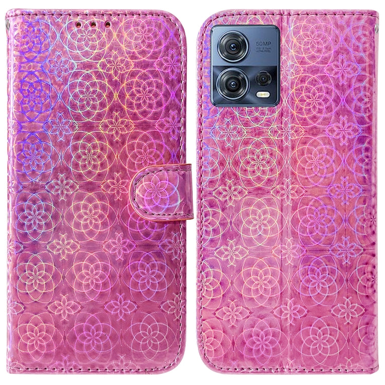 For Motorola Moto S30 Pro 5G / Edge 30 Fusion Colorful Magnetic Buckle Leather Phone Case