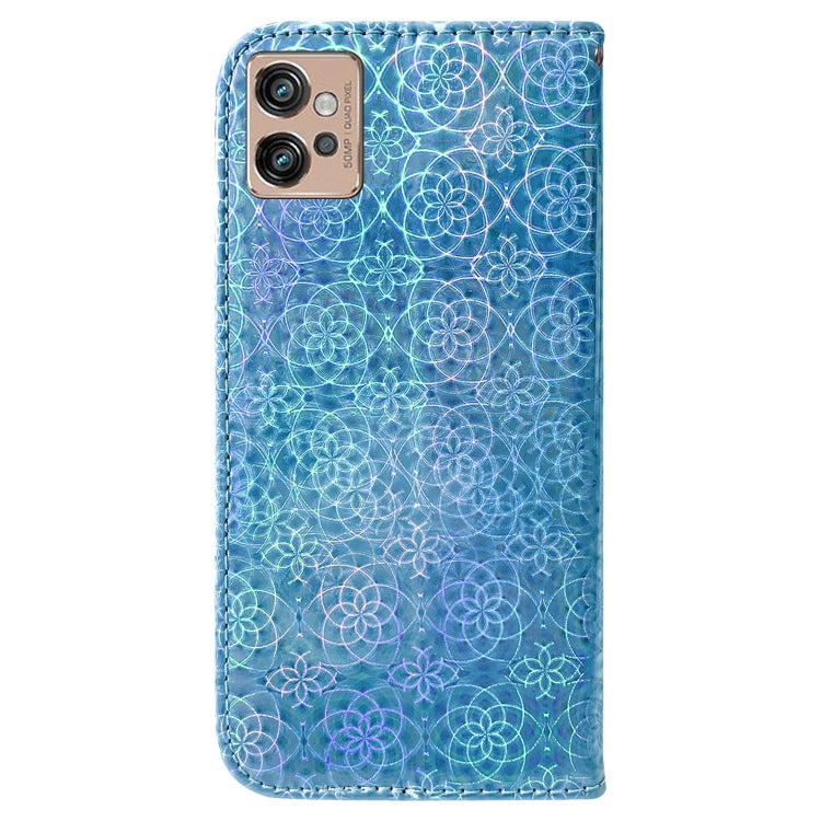For Motorola Moto G32 Colorful Magnetic Buckle Leather Phone Case
