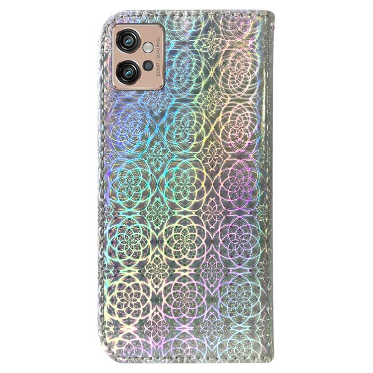 For Motorola Moto G32 Colorful Magnetic Buckle Leather Phone Case