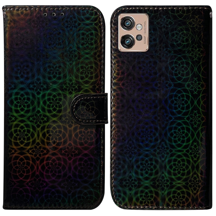 For Motorola Moto G32 Colorful Magnetic Buckle Leather Phone Case