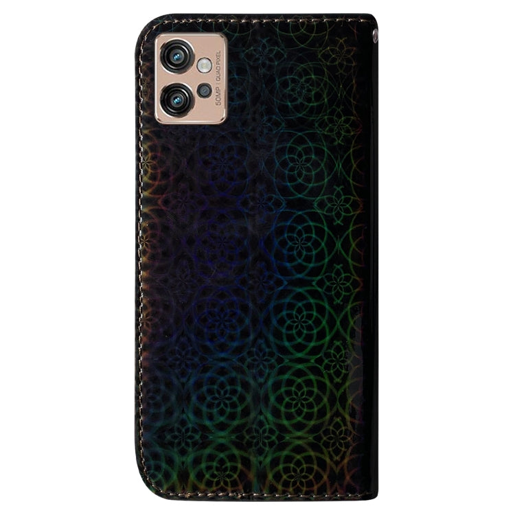 For Motorola Moto G32 Colorful Magnetic Buckle Leather Phone Case
