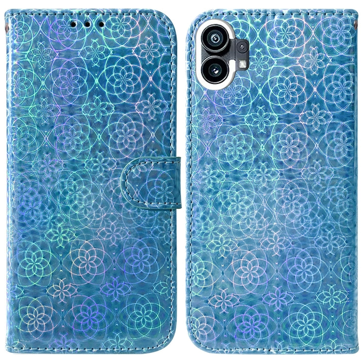 For Nothing Phone 1 Colorful Magnetic Buckle Leather Phone Case