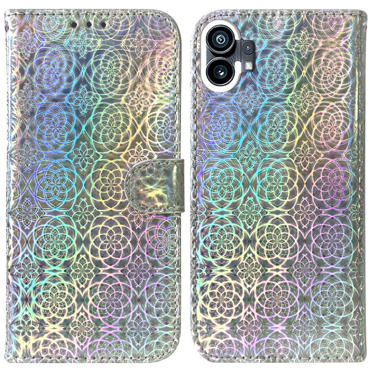 For Nothing Phone 1 Colorful Magnetic Buckle Leather Phone Case